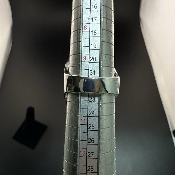 RLM Ring Robert Lee Morris Tablet Rectangle Modernist Bronze Bold QVC size 10 - Picture 10 of 14